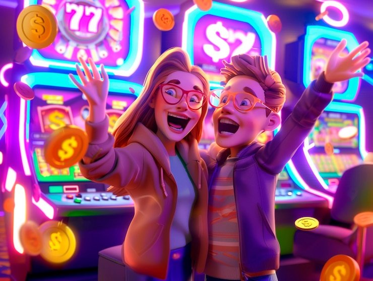 Dealer casino live memandu permainan dengan latar studio berkelas
